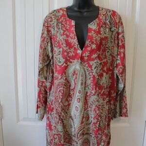 Women's Chikankari Cotton Top Tunic Shirt